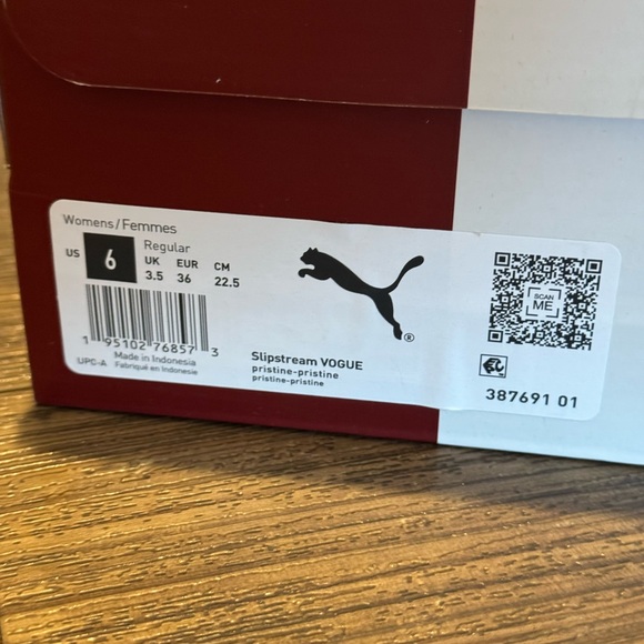 Vogue x Puma Women’s Sneakers, Cream, Size 6 - Picture 10 of 10